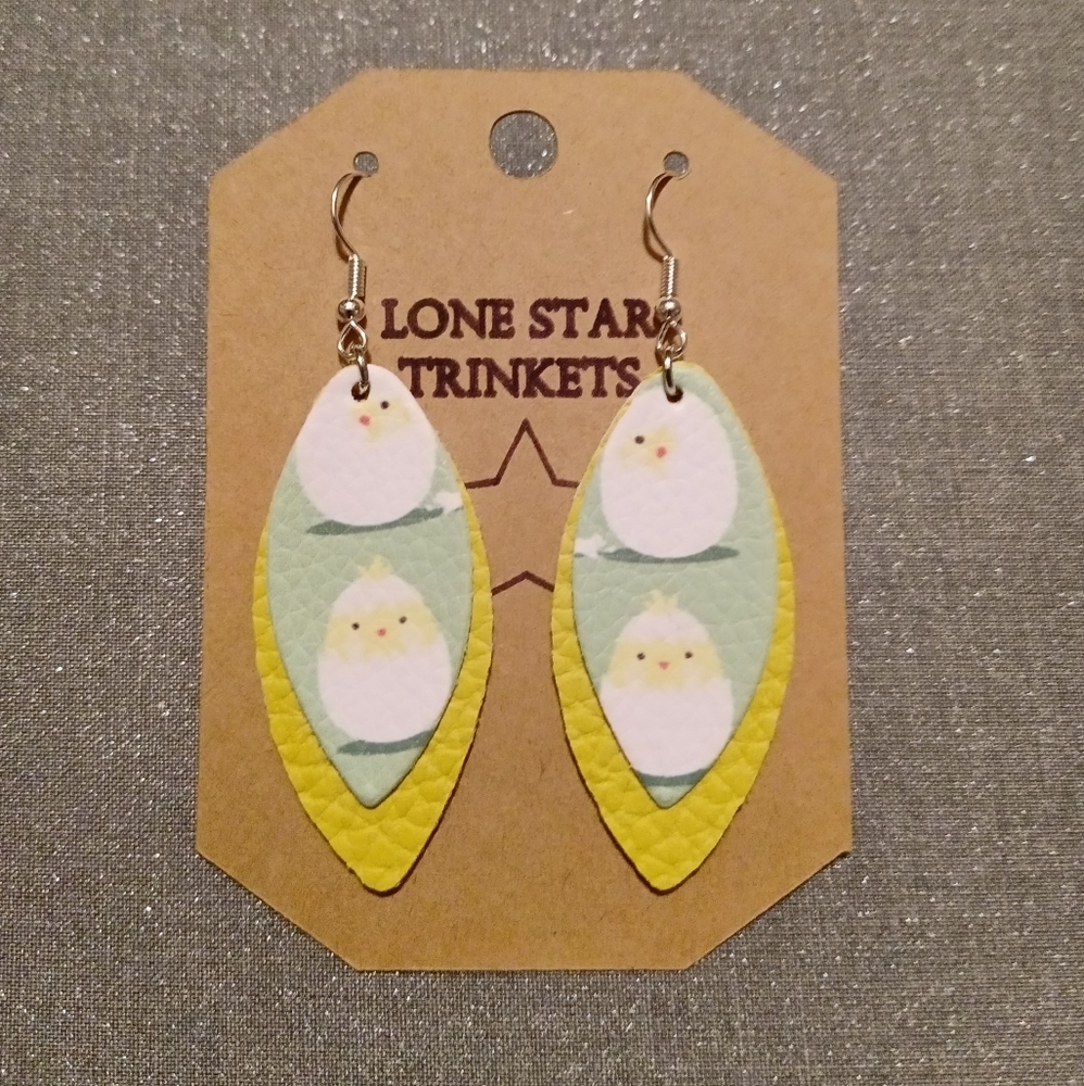 Easter Baby Chicks Earrings